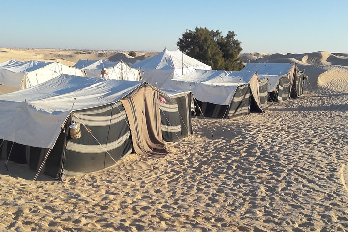 Berber Tents in the campment in Douz