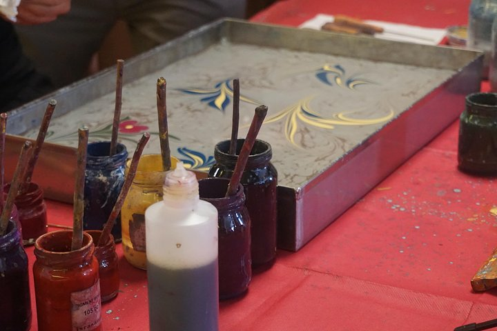 Art of Turkish 'Ebru' Marbling Workshop in Istanbul - Photo 1 of 13