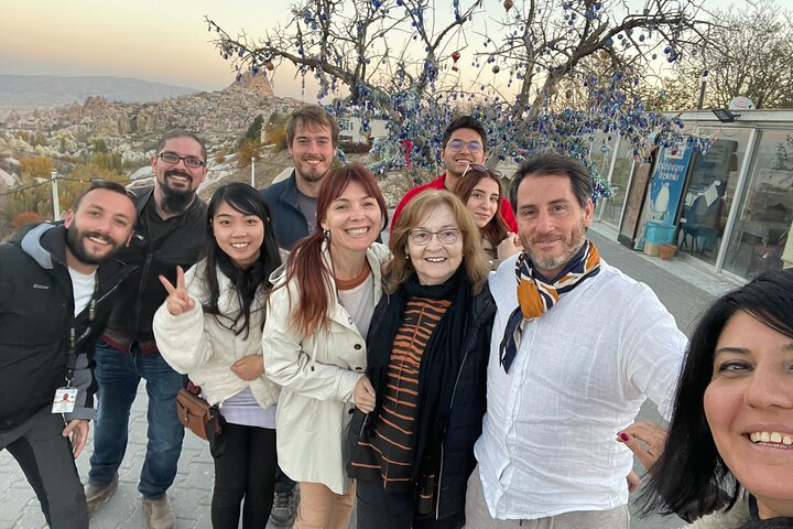 Red Tour with small groups in Pigeon Valley in Cappadocia