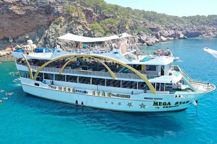 Kemer Mega Star Boat Trip With Hotel Transfer and Lunch  - Photo 1 of 6