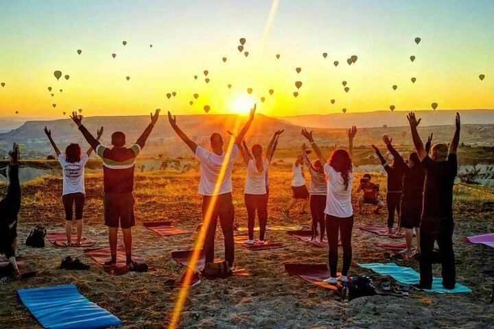 Sun salute at dawn