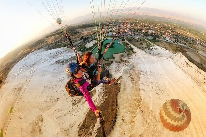 Pamukkale Paragliding Experience By Local Expert Pilots - Photo 1 of 9