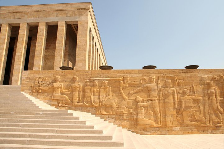 See the Ataturk Mausoleum in Ankara 