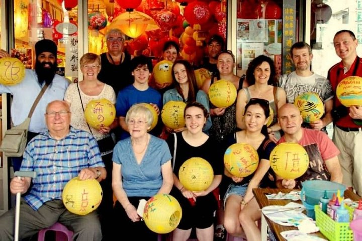 Make your own Chinese lantern in the oldest lantern shop in Lugang Taiwan