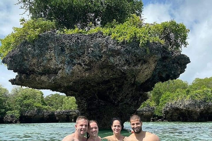 While visiting at safari blue you will be able to visit at unique stone at blue lagoon.