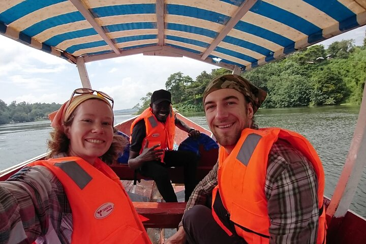 Leisurley boat trip on the Nile and Lake Victoria