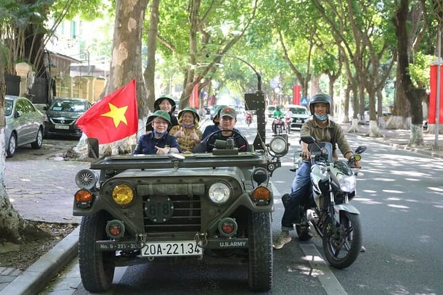  4 Hours and 30 Minutes Historical Hanoi Army Jeep Tour - Photo 1 of 25