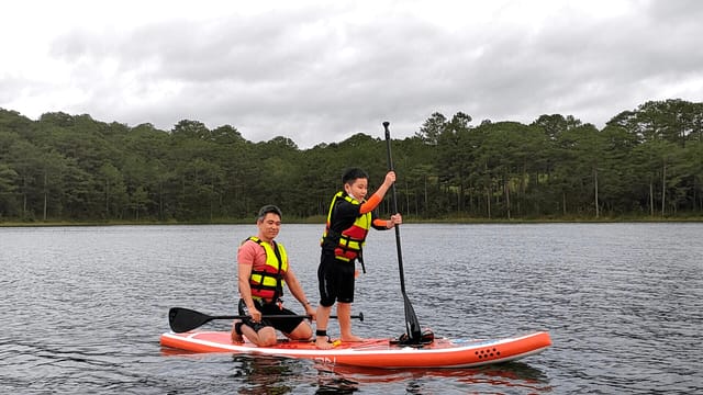 [5% OFF] Tuyen Lam Lake Stand Up Paddleboarding (SUP) Half-Day Tour in Da Lat | Vietnam - Photo 1 of 8