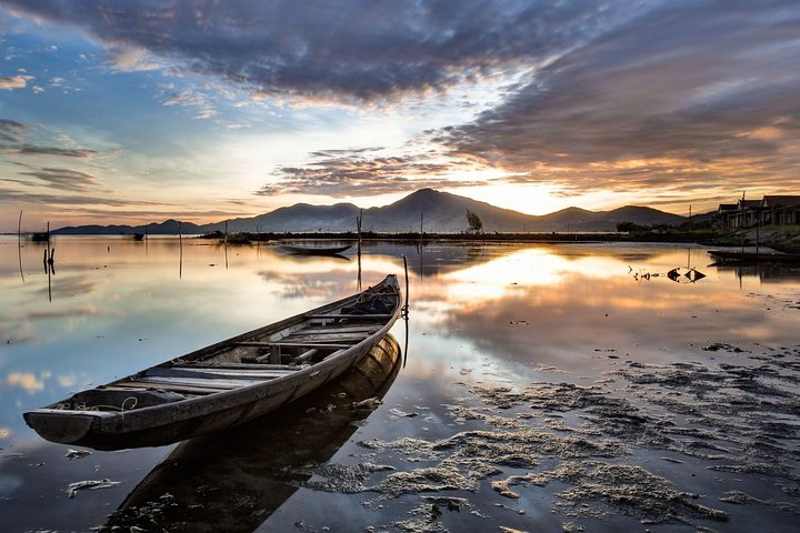 Sunrise on Tam Giang Lagoon