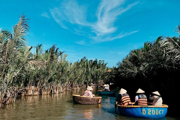  Basket Boat Tour, Hoi An city, boat trip and lantern release - Photo 1 of 13