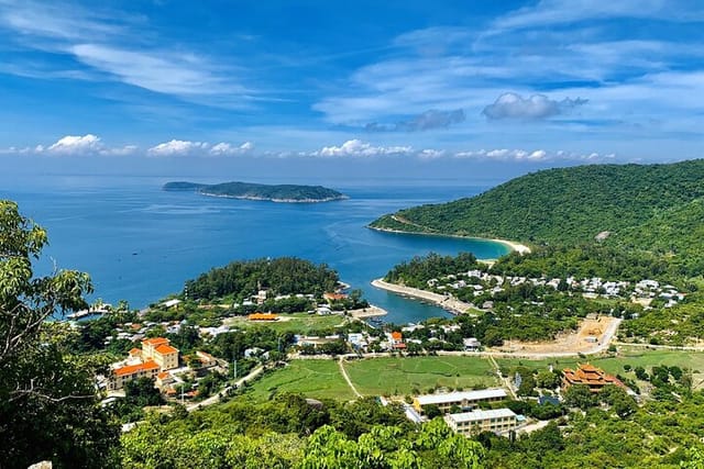 View from a height of Cu Lao Cham