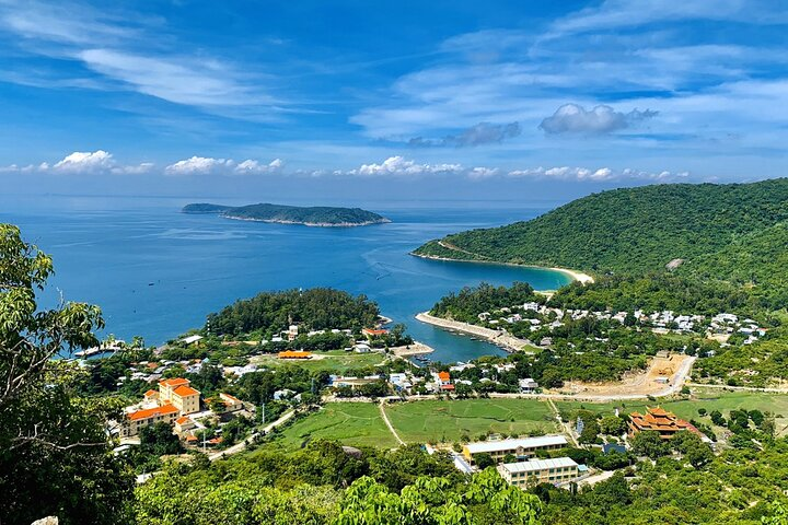 View from a height of Cu Lao Cham