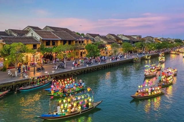 Combo Boat Tour on Hoai River and Hoi An Ancient Town Ticket - Photo 1 of 10