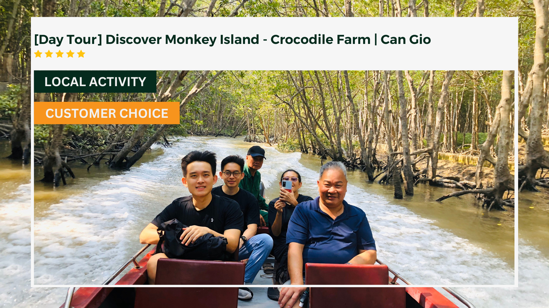 [Day Tour] Discover Monkey Island - Crocodile Farm | Can Gio | From Ho Chi Minh - Photo 1 of 7