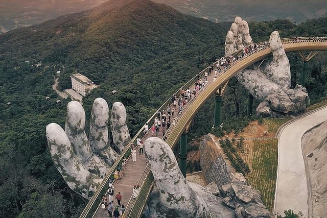 Discover Ba Na hill and unique Golden Hand Bridge - Photo 1 of 2