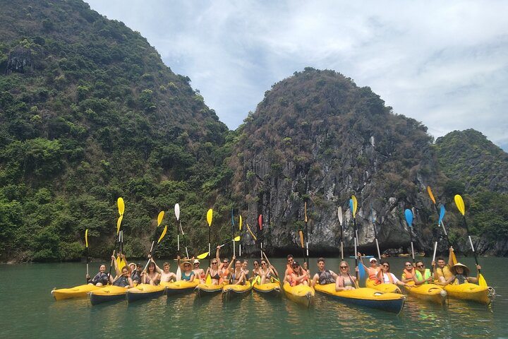 kayaking in the bay