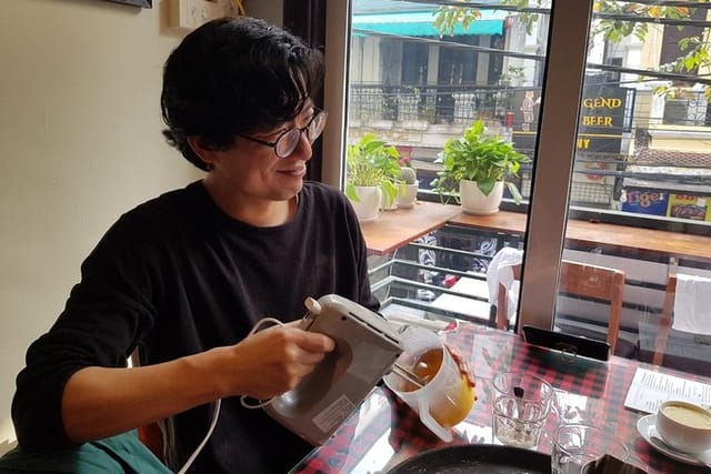 Hanoi daily egg coffee making course with local guide - Photo 1 of 10