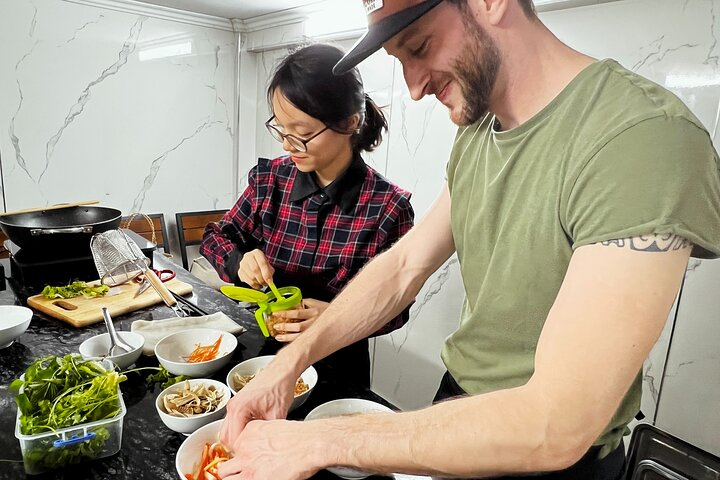 Hanoi Market Tour & Vietnamese Traditional Dish Cooking Class - Photo 1 of 24