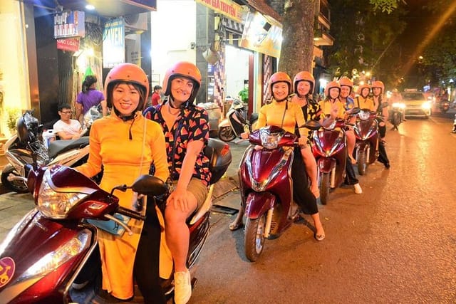 Motorbike City Tours – Hanoi Food and Sights Scooter Tours Led by Women