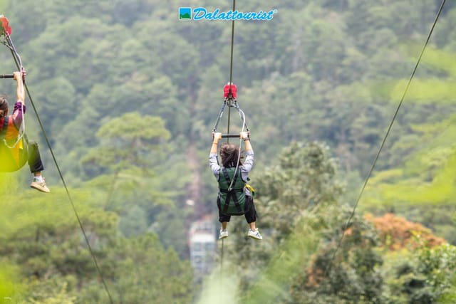 High Rope Course Adventure at Datanla Waterfall Da Lat | Vietnam - Photo 1 of 8