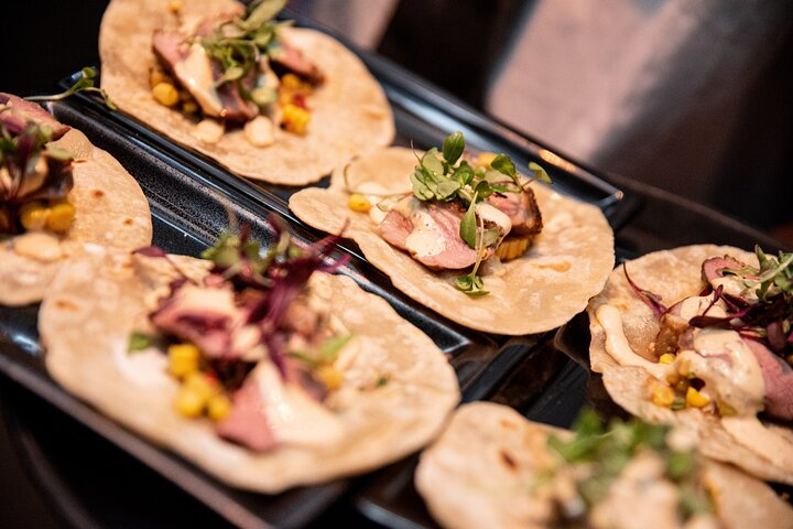 Enjoy some elevated bites and nibbles from some of the city's top chefs while sipping on our Secret cocktails