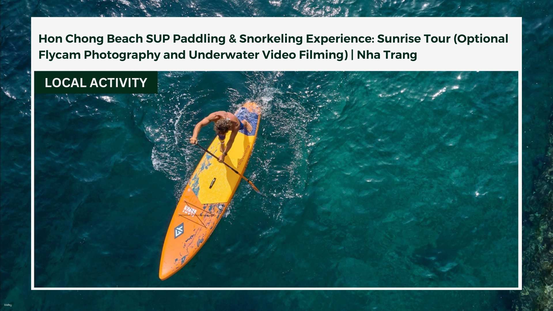 Hon Chong Beach SUP Paddling & Snorkeling Experience: Sunrise Tour (Optional Flycam Photography and Underwater Video Filming) | Nha Trang - Photo 1 of 8