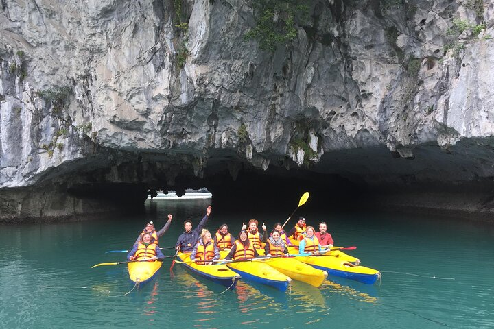 Enjoy kayaking with Cat Ba Ventures.