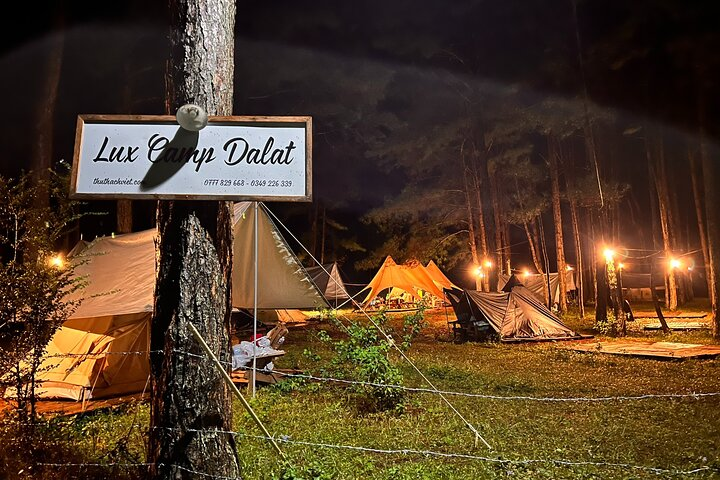 Lux camping and kayaking at Tuyen Lam Lake  - Photo 1 of 16