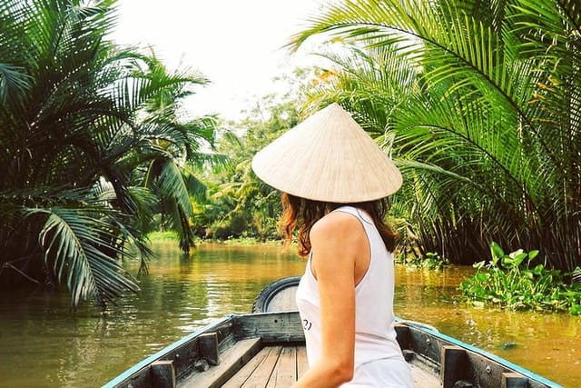 Boat on Mekong river