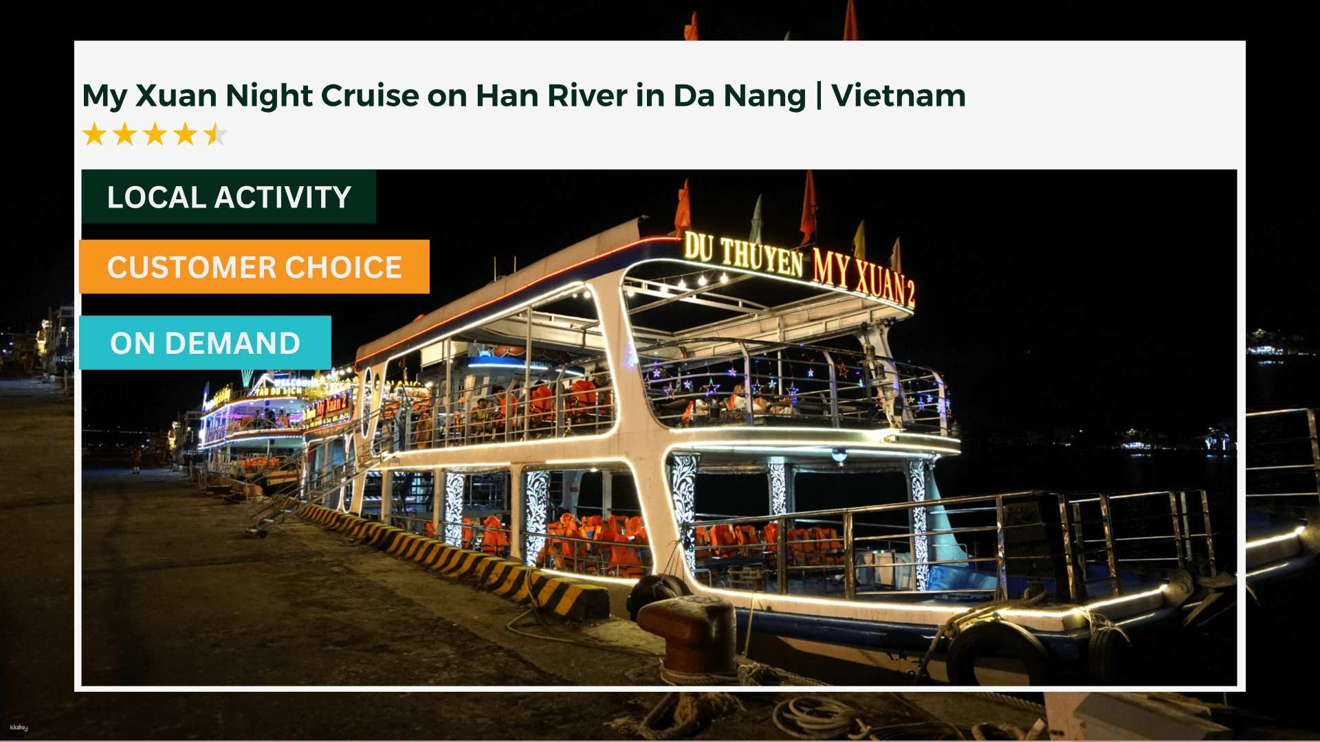 My Xuan Night Cruise on Han River in Da Nang | Vietnam - Photo 1 of 9