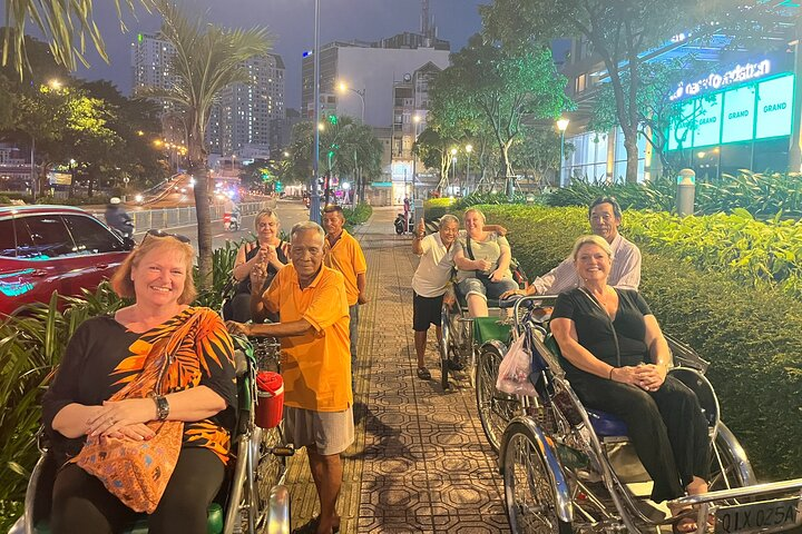 Private Street Food Discovery by Cyclo at Night in Ho Chi Minh - Photo 1 of 8