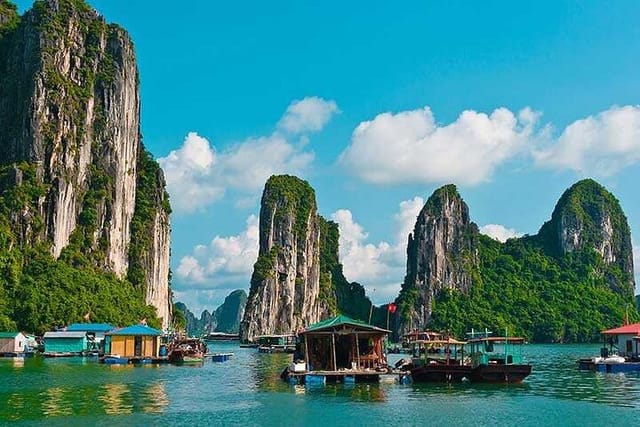 Floating Village in Halong Bay