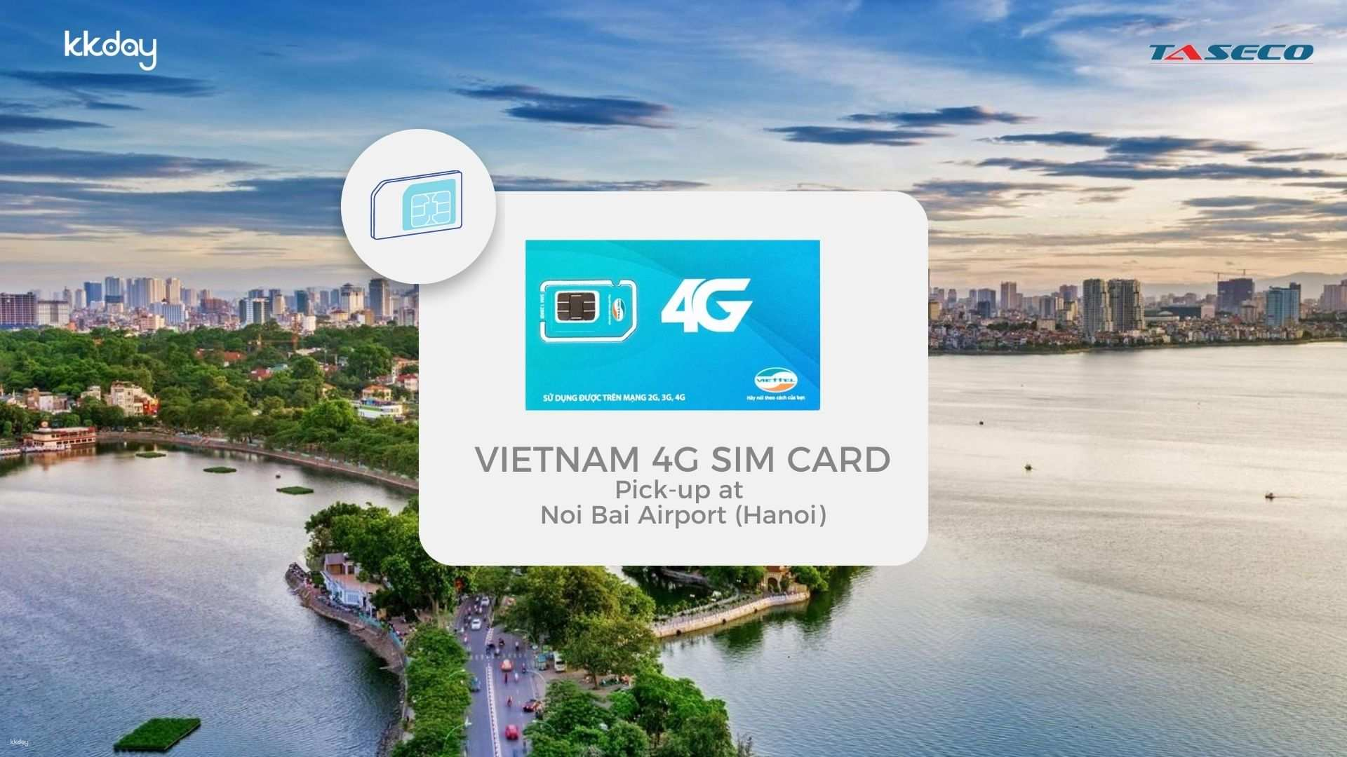 Vietnam 4G SIM Card: Pick-up at Noi Bai International Airport - With Highspeed Data and Optional Voice Call / SMS | Hanoi - Photo 1 of 4