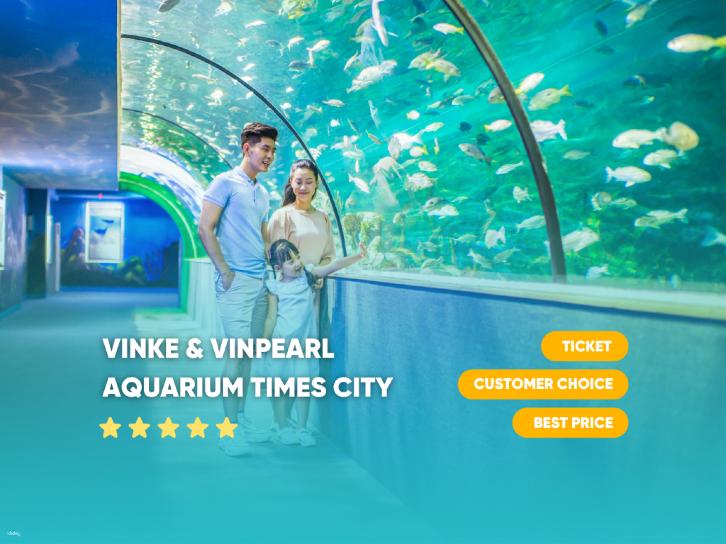 VinKE & Vinpearl Aquarium Times City Ticket | Hanoi - Photo 1 of 10