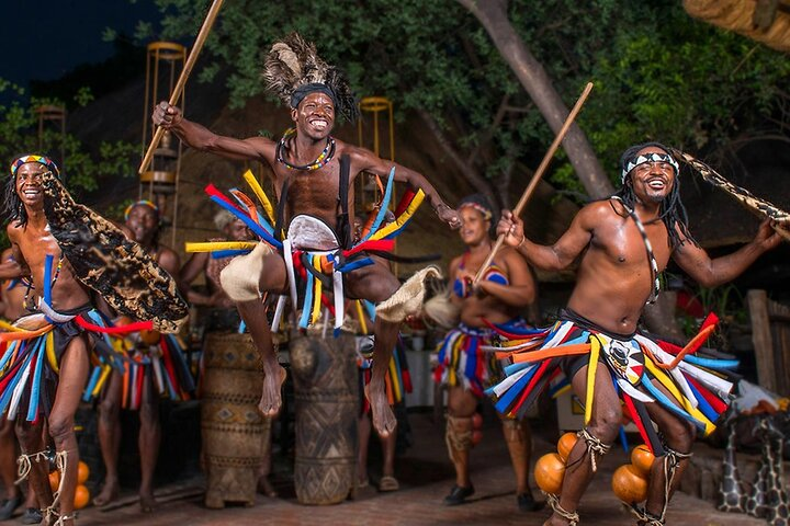 Boma Dinner and Drum Show in Victoria Falls with Pickup - Photo 1 of 2