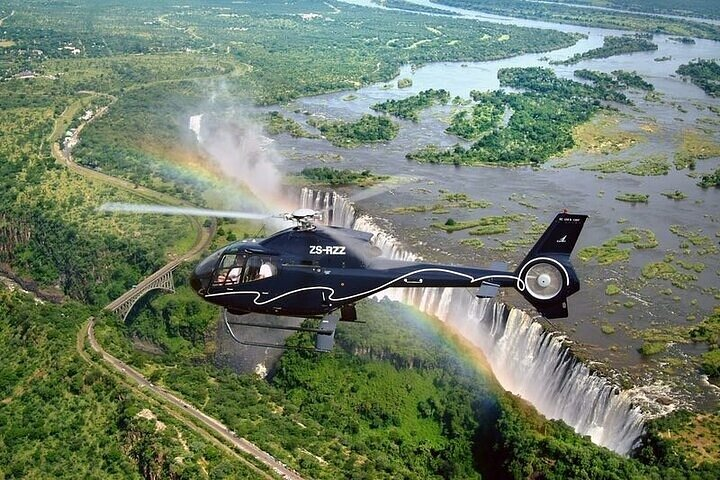 Helicopter Ride above the Falls